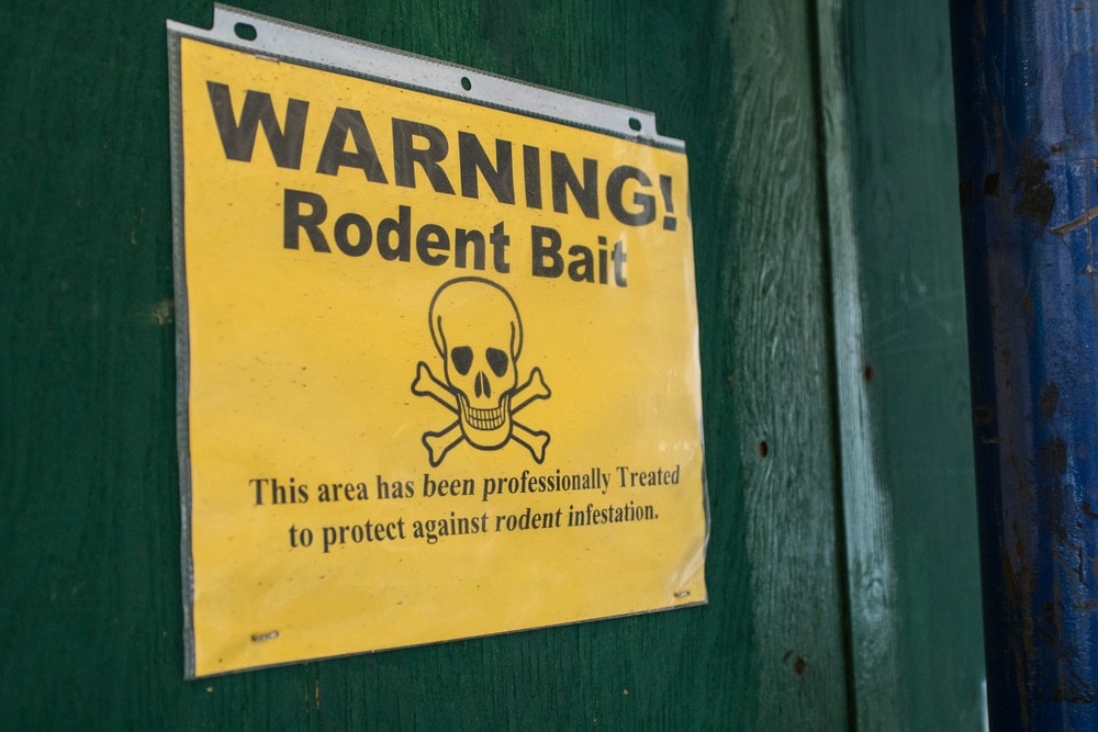 rat poison sign