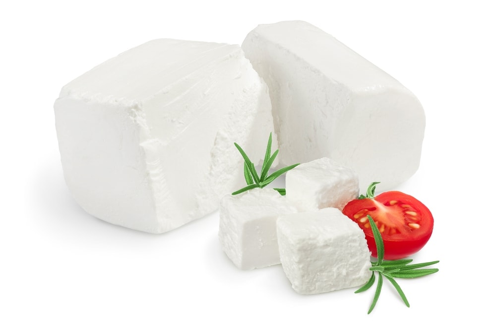 feta cheese with tomato