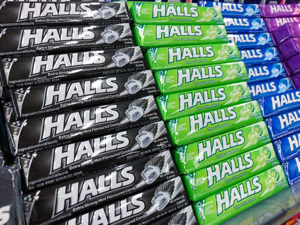 halls cough pills